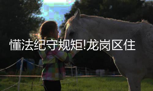 懂法纪守规矩!龙岗区住房建设局举办警示教育和廉洁从业专题讲座